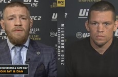 McGregor and Diaz had a fascinating live TV discussion about gazelles after last night's bust-up