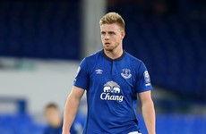 Ireland U21 and Everton striker suffers leg break in 'freak accident'