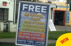 The most Donegal deal of all time was spotted in Lifford today