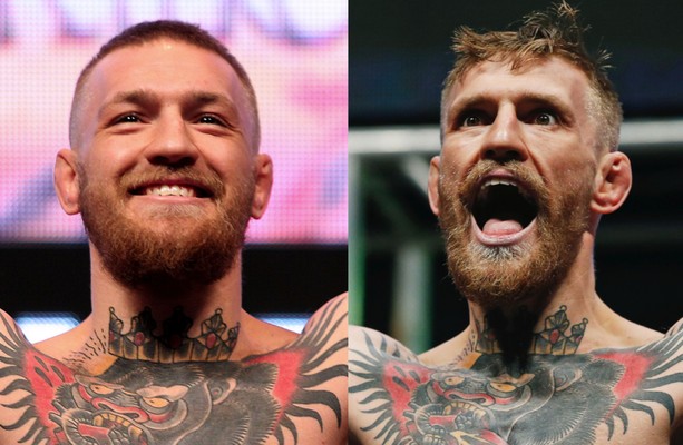 The striking differences between Conor McGregor on the scales last