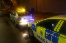 A fake taxi carrying a young woman was stopped by gardaí in Dublin last night
