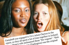 This Naomi Campbell anecdote in the Sunday Times is especially funny to Irish people