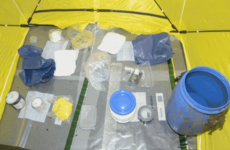 Images released of bomb parts found buried in park this weekend