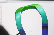 Will this horseshoe-shaped device help the blind navigate indoors?