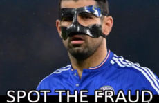 PSG's Twitter account labels masked Diego Costa a 'fraud'
