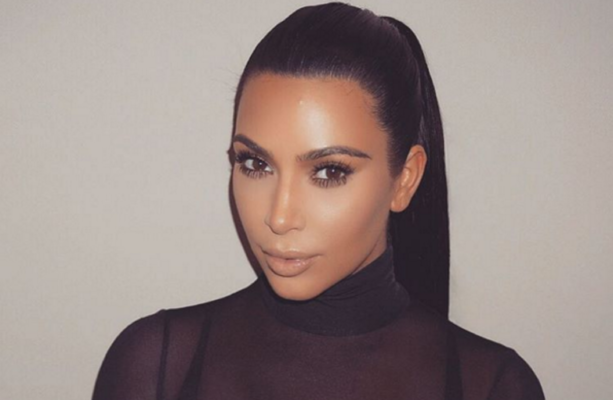 Kim Kardashian West Bares Her Incredible Abs in a Naked 
