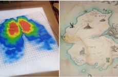 Man takes heat scan of his bum, turns it into fancy pirate map