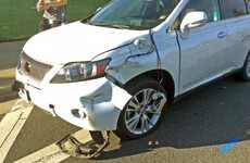 There's footage of the moment Google's self-driving car hit a bus