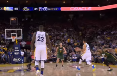 Steph Curry served up TWO ridiculous moments last night