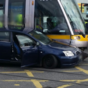 No injuries after car collides with Luas