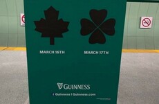 Guinness got the shamrock wrong on their Paddy's Day ads in Toronto