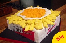 An Irish baker made this amazing Supermac's garlic cheese fries cake