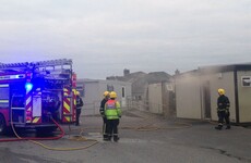 Fire destroys building at Galway primary school