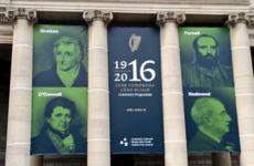 Poll: What do you make of the controversial 1916 banner at College Green?