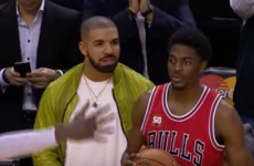Drake trash-talked the Chicago Bulls guard to cause a 5-second violation last night