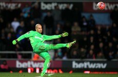 Randolph bemoans Schweinsteiger nudge that cost West Ham semi spot