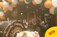 This marching band in Cork headed straight into the pub without missing a beat