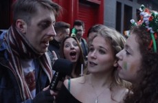 Watch the most cynical Irish guy ever interview Paddy's Day visitors