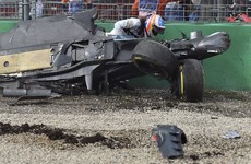 Fernando Alonso somehow walked away from this horrifying, high-speed crash unharmed