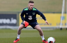Man City's Jack Byrne trained with the Ireland senior team for the first time today
