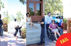 This deeply unfortunate graduation photo sequence is going viral