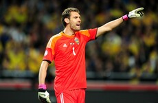 Martin O'Neill will watch the Swedish goalkeeper's latest howler and rub his hands