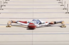 Take a break and watch this 11-year-old girl skate under 17cm bars
