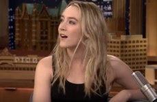 Saoirse Ronan was on Jimmy Fallon last night explaining lock-ins