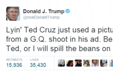Donald Trump has been threatening to 'spill the beans' on his opponent's wife