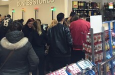 There were absolute scenes in off licences around Ireland tonight