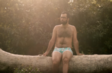 This body positive underwear ad features regular men in all their glory