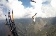 WATCH: Paraglider vs. eagle