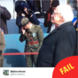 An army officer was caught rapid chatting on his phone during the 1916 commemoration