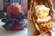 This woman made her boyfriend a bacon 'Easter egg' with a full fry hidden inside