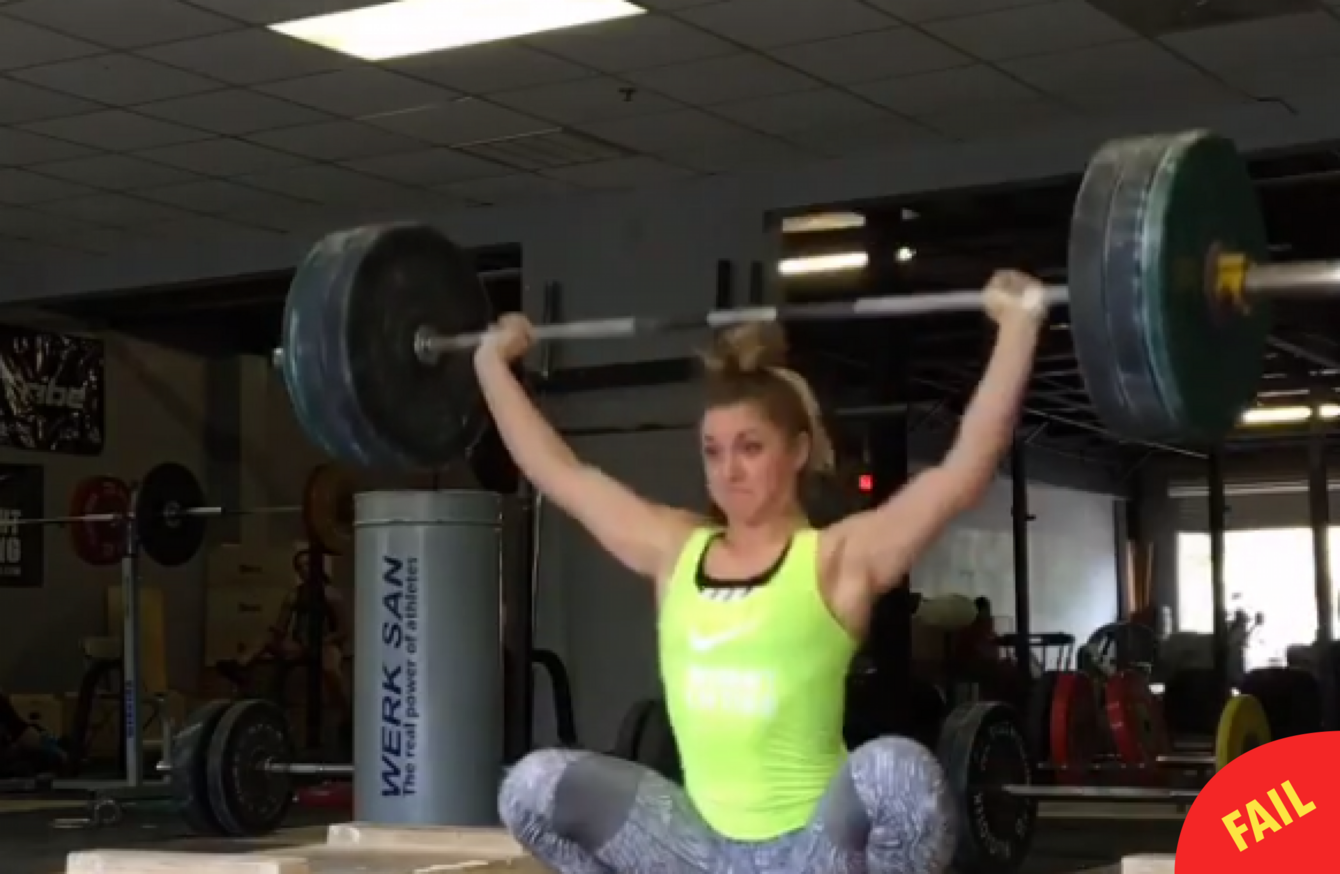 This weightlifter just pulled off the most hilariously awful gym fail
