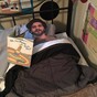 This student sent his family a lifesize cut-out of himself and they had serious craic