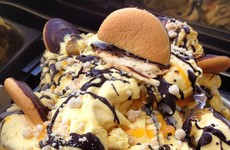 An ice cream parlour in Wexford serves this gorgeous Jaffa Cake gelato