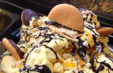 An ice cream parlour in Wexford serves this gorgeous Jaffa Cake gelato