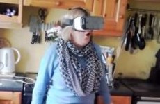 Take a break and watch this Irish mum's reaction to a virtual reality headset