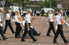 Tear gas used on Orange Men at march in middle of Belfast