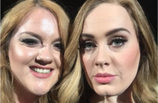 Adele invited her doppelganger on stage for a selfie after the crowd demanded it
