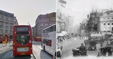 As it was: These photos compare London as it is now with how it was 100 years ago