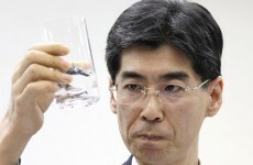 Japanese MP drinks water collected from Fukushima plant