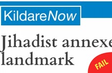This Kildare website's attempt at an April Fools' gag has not gone down well