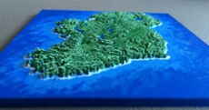 An Irish emigrant has designed this amazing map for people to 3D print