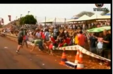 Hundreds injured after grandstand collapses in Brazil
