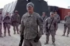 A US soldier singing a Wolfe Tones' song in Afghanistan has caused a bit of a stir online