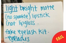 A girl sent her boyfriend to buy makeup and his confused texts are going viral