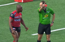 Apoplectic Oyonnax fullback will get a hefty ban after being red-carded by Romain Poite
