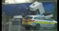 A jack-knifed truck has completely blocked this Limerick road
